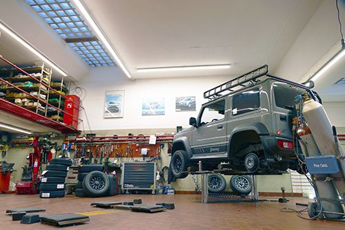 Werkstatt der Garage Blättler